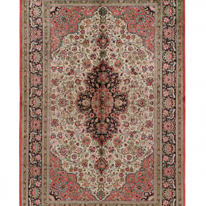 Tappeto Qum in seta annodato a mano 0001